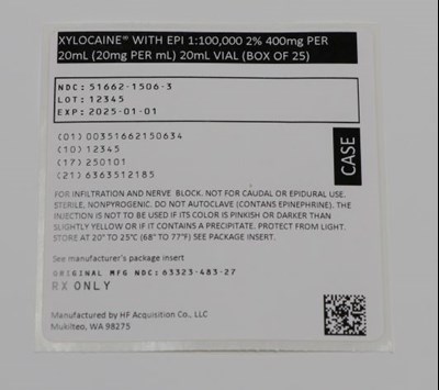 00351662150634 Xylocaine Case Label
